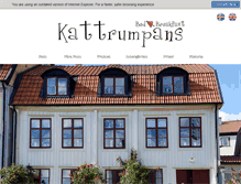 Tablet Screenshot of kattrumpansbedandbreakfast.se